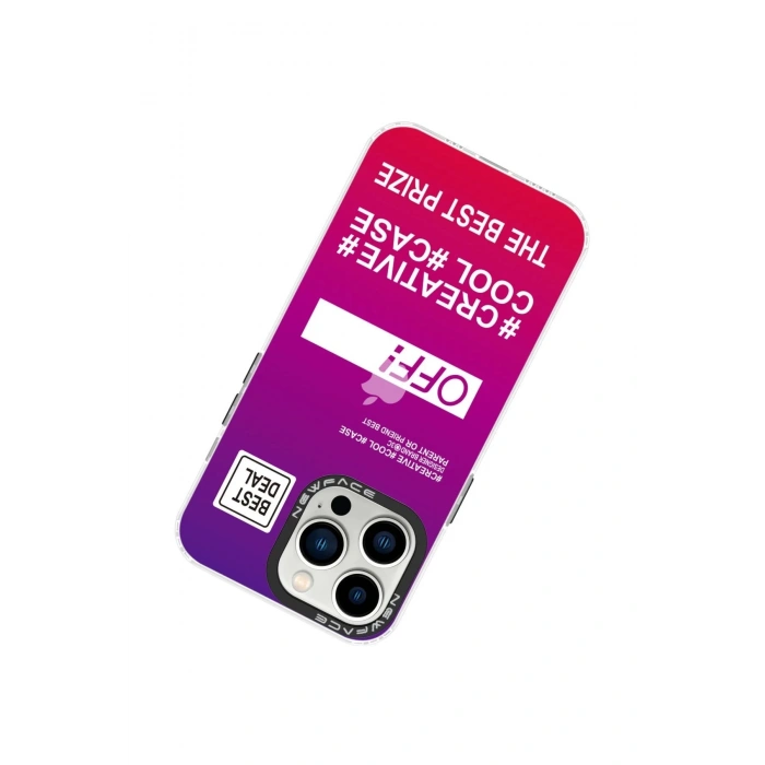 Newface iPhone 13 Pro Max Kılıf Estoril Desenli Kapak - Estoril - 9