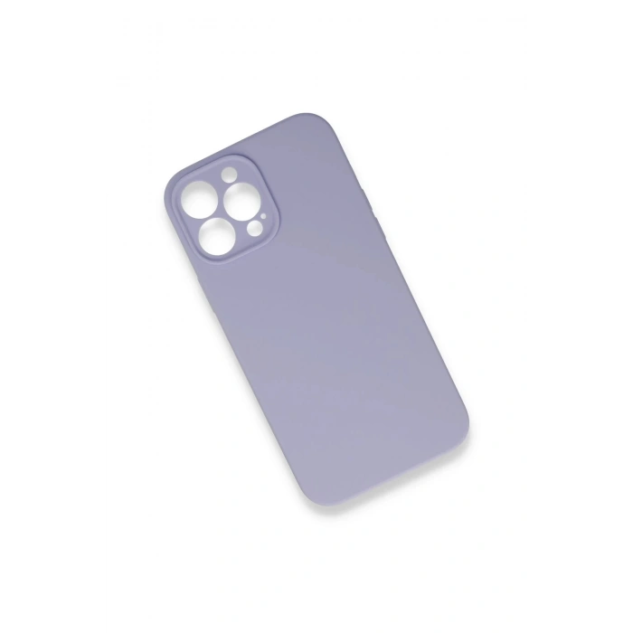 Newface iPhone 13 Pro Max Kılıf Lansman Legant Silikon - Lila