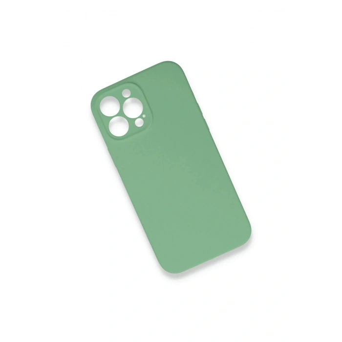 Newface iPhone 13 Pro Max Kılıf Lansman Legant Silikon - Yeşil