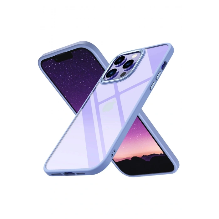 Newface iPhone 13 Pro Max Kılıf Power Silikon - Lila