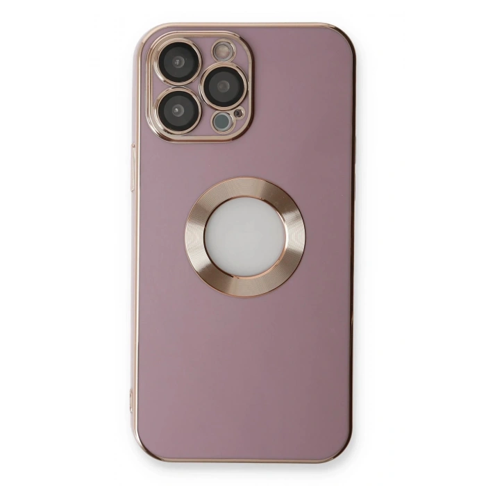 Newface iPhone 13 Pro Max Kılıf Store Silikon - Mor