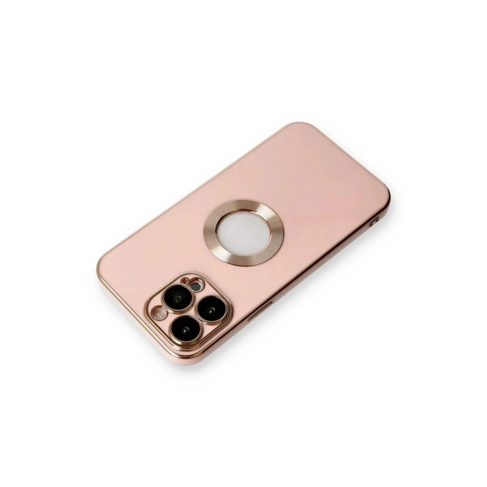 Newface iPhone 13 Pro Max Kılıf Store Silikon - Pembe