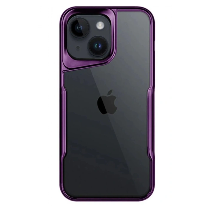 Newface iPhone 14 Kılıf Boyi Silikon Kapak - Derin Mor