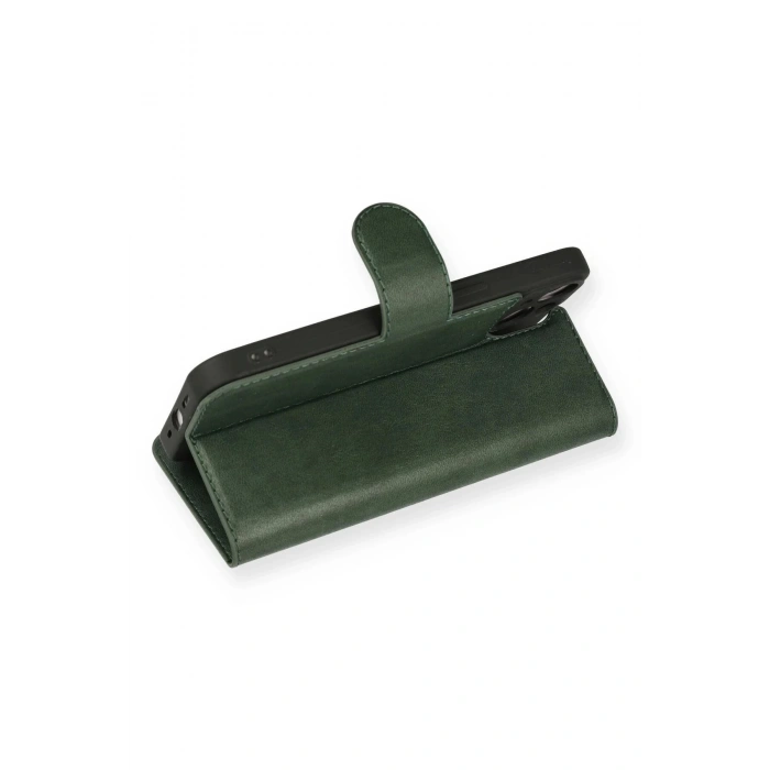 Newface iPhone 14 Kılıf Trend S Plus Kapaklı Kılıf - Yeşil