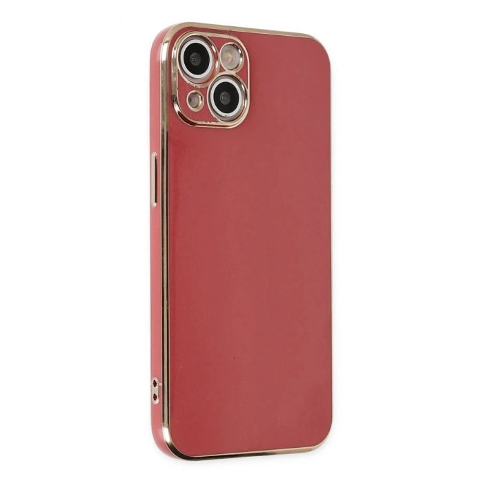 Newface iPhone 14 Kılıf Volet Silikon - Kırmızı