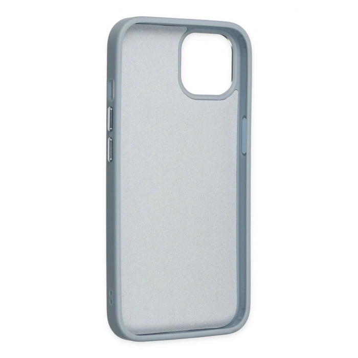 Newface iPhone 14 Plus Kılıf Asya Deri Silikon - Sierra Blue