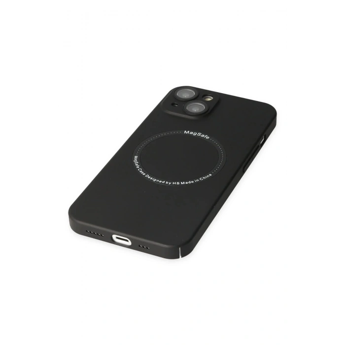 Newface iPhone 14 Plus Kılıf Jack Magneticsafe Lens Silikon - Siyah