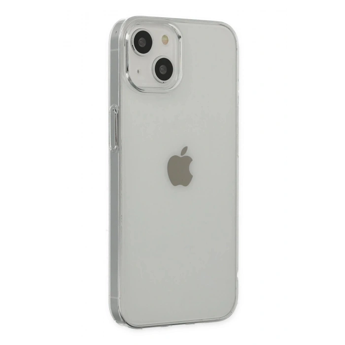 Newface iPhone 14 Plus Kılıf Pc Sert Şeffaf Kapak - Şeffaf