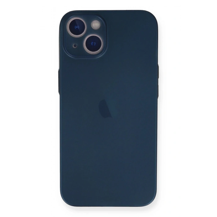 Newface iPhone 14 Plus Kılıf PP Ultra İnce Kapak - Mavi