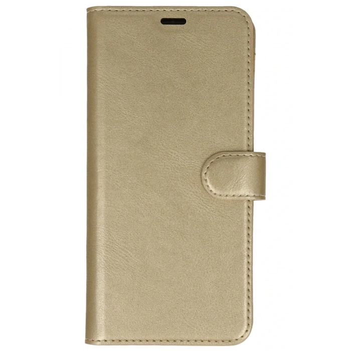 Newface iPhone 14 Plus Kılıf Trend S Plus Kapaklı Kılıf - Gold