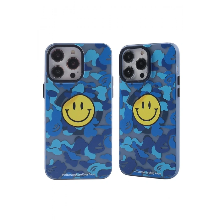 Newface iPhone 14 Pro Kılıf Apollo Magneticsafe Desenli Kapak - Apollo Mavi - 1