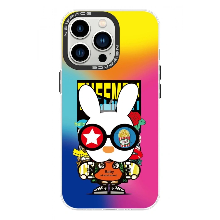 Newface iPhone 14 Pro Kılıf Estoril Desenli Kapak - Estoril - 10