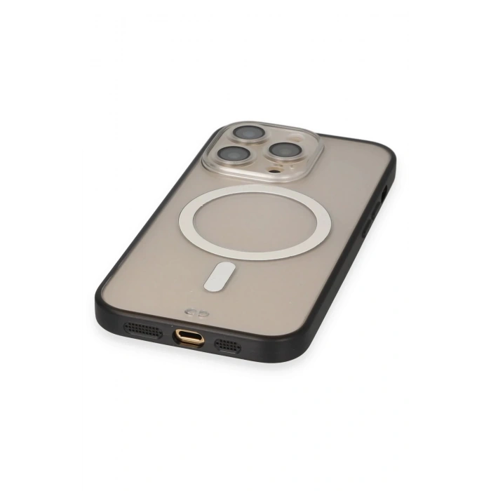Newface iPhone 14 Pro Kılıf Grand Magneticsafe Kapak - Siyah