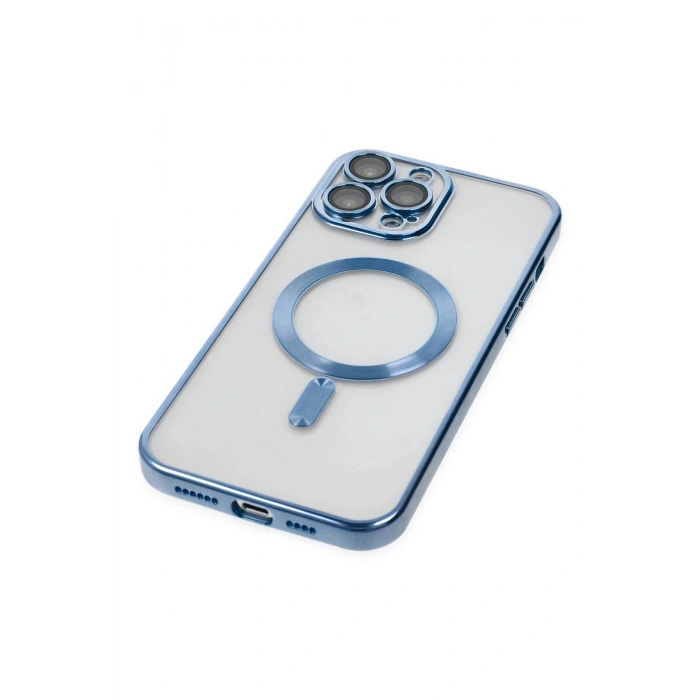 Newface iPhone 14 Pro Kılıf Kross Magneticsafe Kapak - Sierra Blue