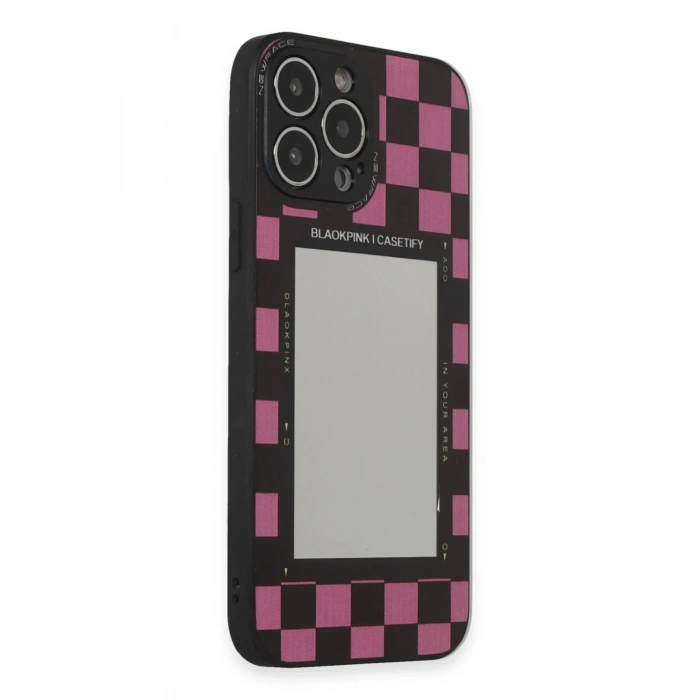 Newface iPhone 14 Pro Kılıf Mirror Desenli Kapak - Mirror - 8