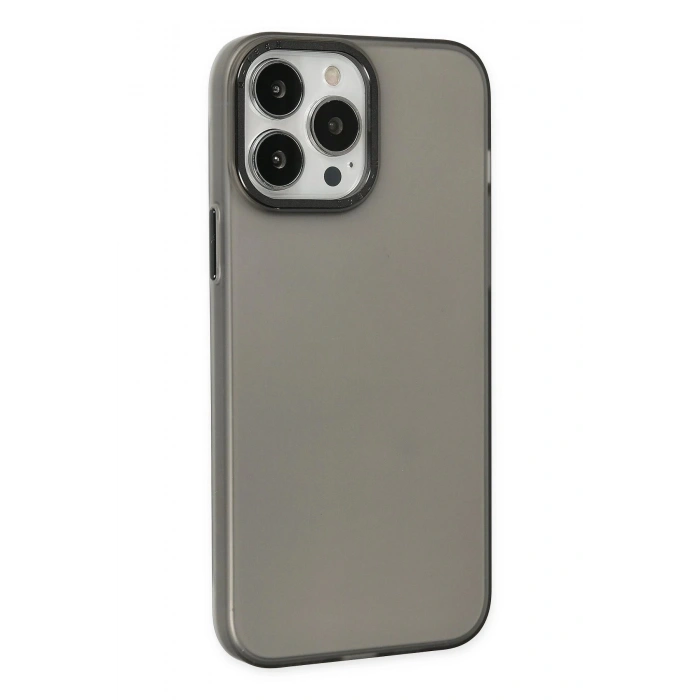 Newface iPhone 14 Pro Kılıf Modos Metal Kapak - Siyah