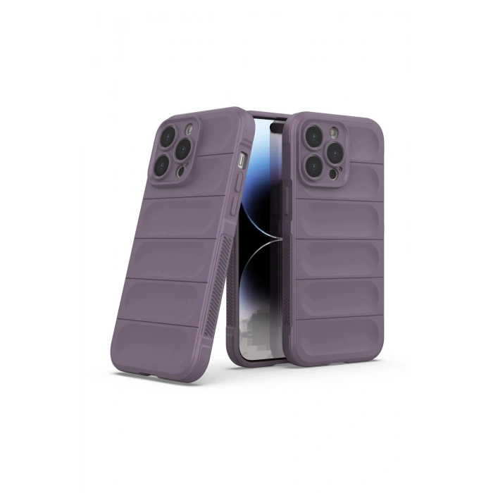 Newface iPhone 14 Pro Kılıf Optimum Silikon - Mor