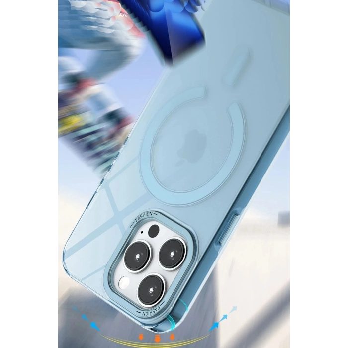 Newface iPhone 14 Pro Kılıf Troy Magsafe Kapak - Siyah