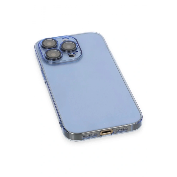Newface iPhone 14 Pro Max Kılıf Armada Lensli Kapak - Sierra Blue