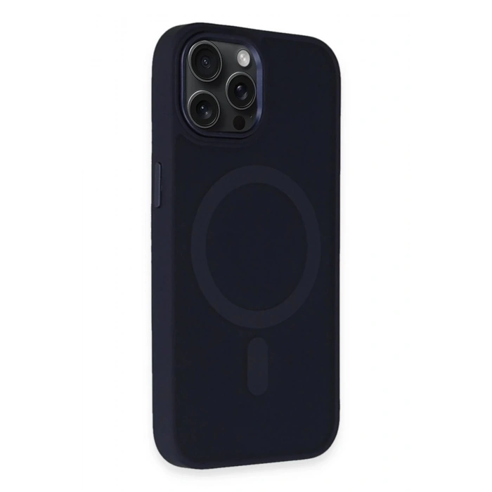 Newface iPhone 14 Pro Max Kılıf Oslo Magsafe Kapak - Lacivert