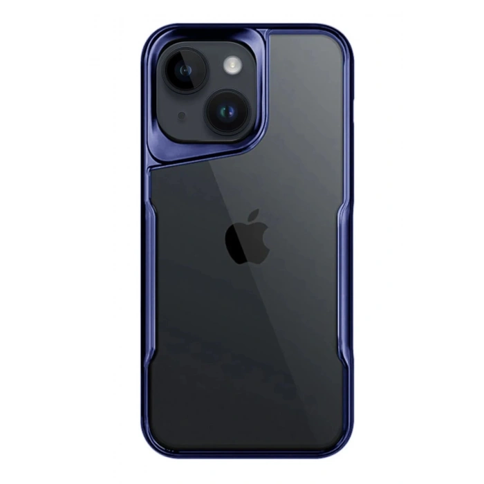 Newface iPhone 15 Kılıf Boyi Silikon Kapak - Lacivert