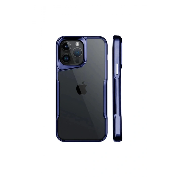 Newface iPhone 15 Kılıf Boyi Silikon Kapak - Lacivert