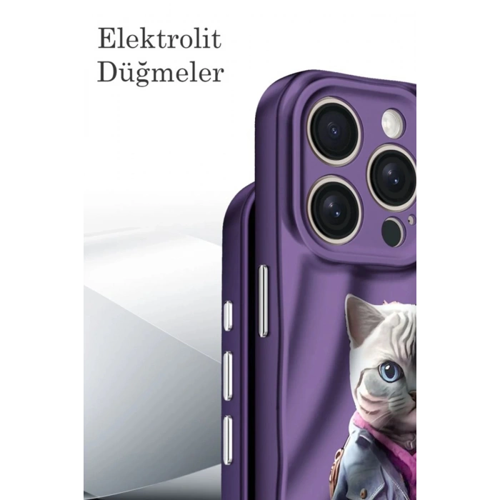 Newface iPhone 15 Kılıf Crew Desenli Kapak - Galata Kulesi