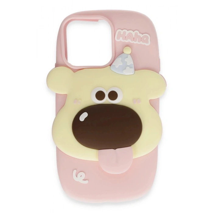 Newface iPhone 15 Kılıf Poky Karakter Silikon Kapak - Desen 6