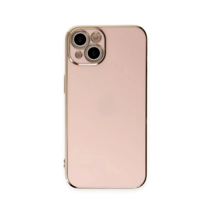 Newface iPhone 15 Kılıf Volet Silikon - Pembe