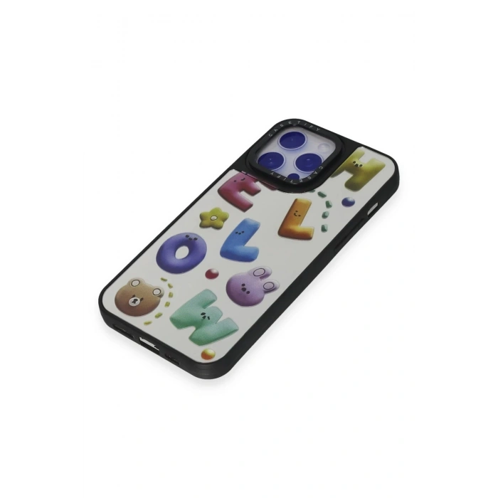 Newface iPhone 15 Pro Kılıf Mirror Desenli Kapak - Mirror - 15