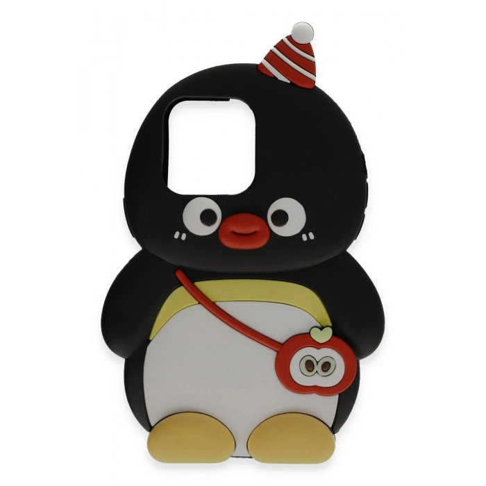 Newface iPhone 15 Pro Kılıf Poky Karakter Silikon Kapak - Desen 12