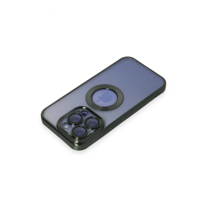 Newface iPhone 15 Pro Kılıf Slot Silikon - Köknar Yeşili