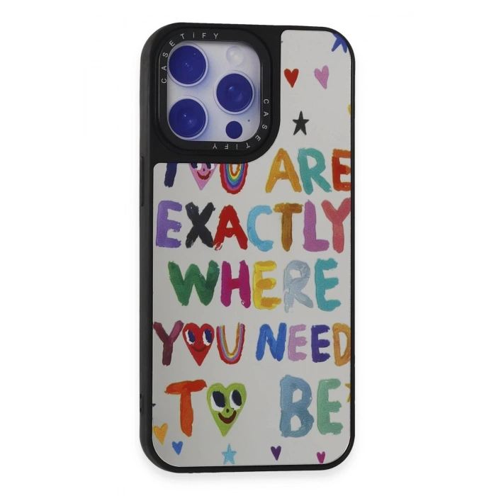 Newface iPhone 15 Pro Max Kılıf Mirror Desenli Kapak - Mirror - 10