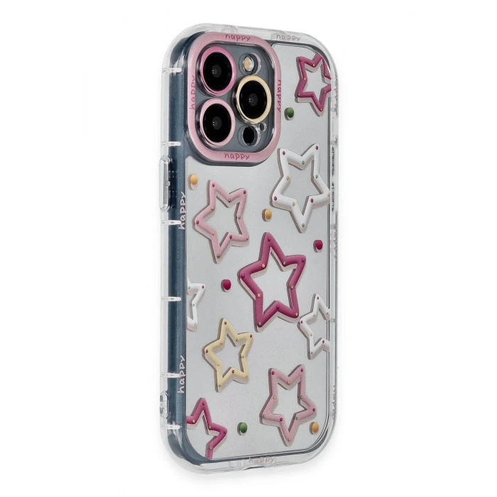 Newface iPhone 15 Pro Max Kılıf Reflexion Desenli Kapak - Desen 3