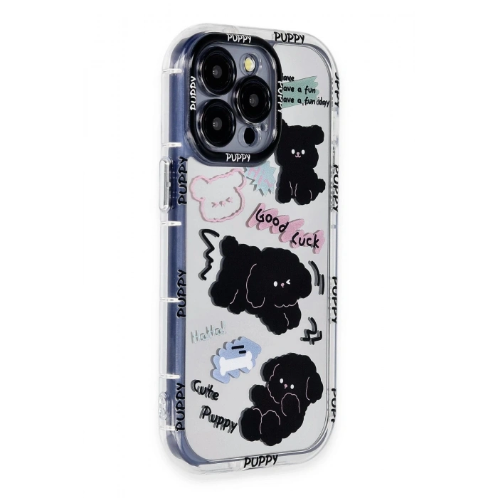 Newface iPhone 15 Pro Max Kılıf Reflexion Desenli Kapak - Desen 5