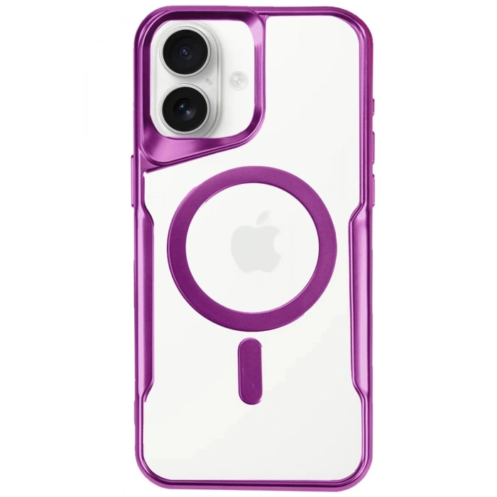 Newface iPhone 16 Kılıf Boyi Magsafe Silikon Kapak - Pembe