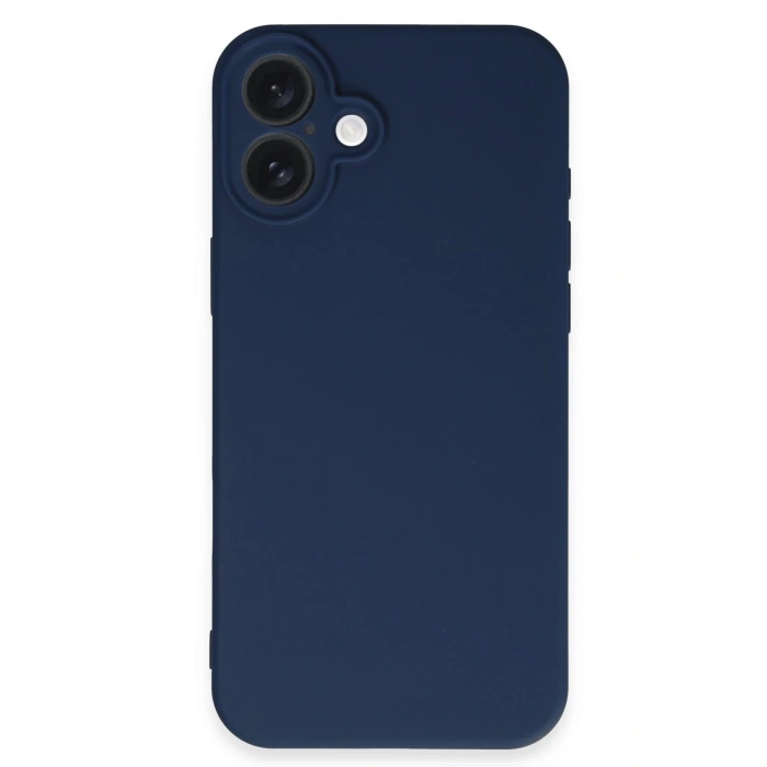 Newface iPhone 16 Kılıf First Silikon - Lacivert