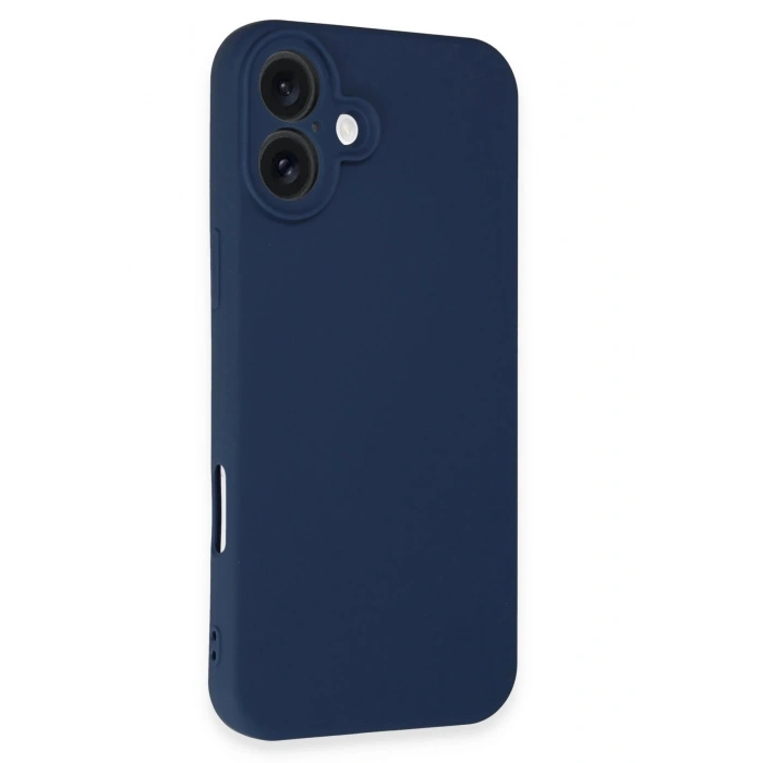 Newface iPhone 16 Kılıf First Silikon - Lacivert