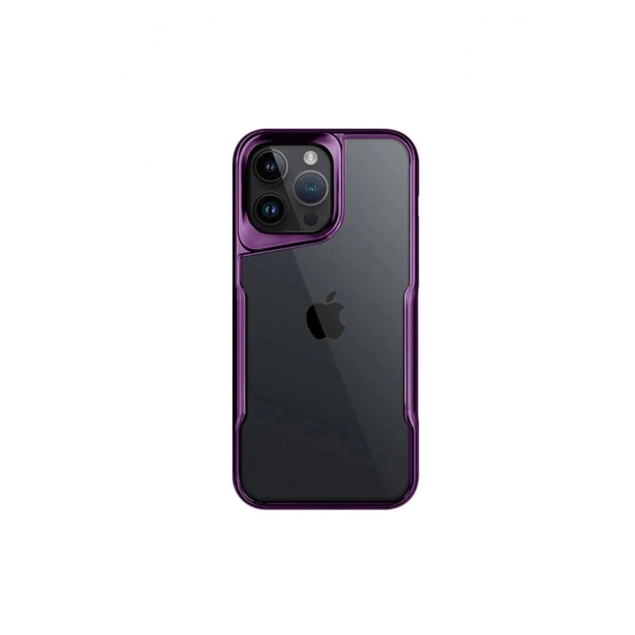 Newface iPhone 16 Pro Kılıf Boyi Silikon Kapak - Derin Mor