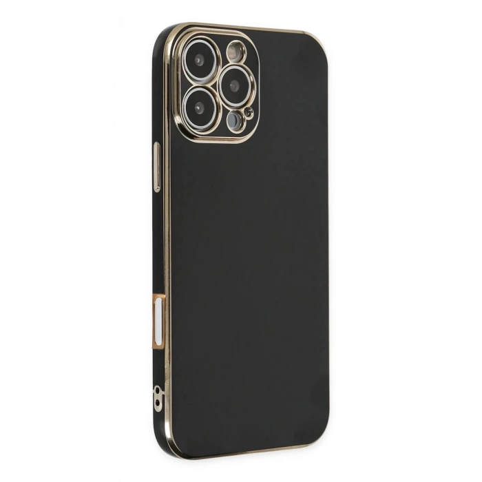 Newface iPhone 16 Pro Kılıf Volet Silikon - Siyah