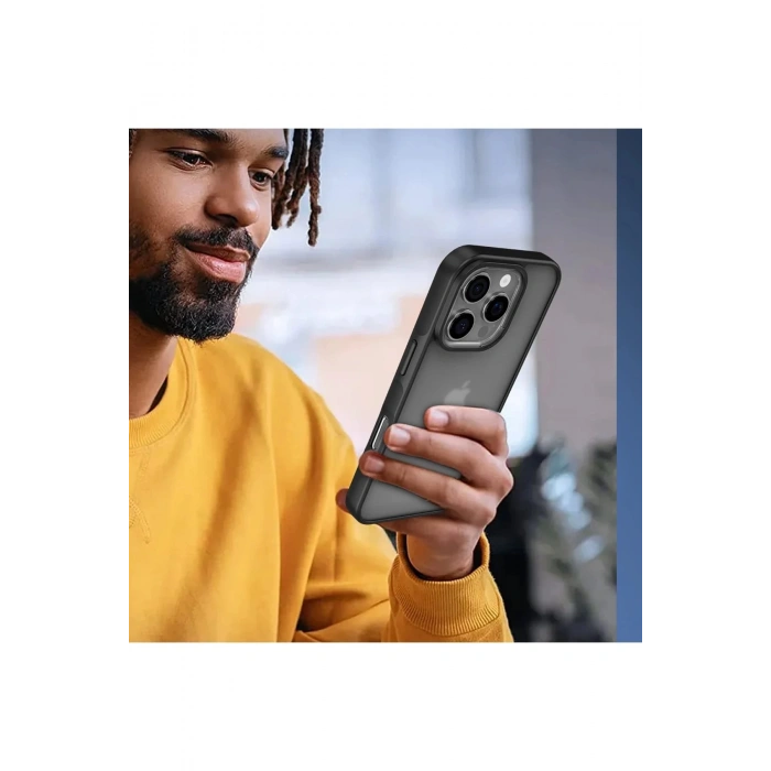 Newface iPhone 16 Pro Max Kılıf Elegant Kapak - Pudra