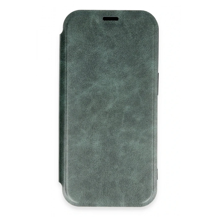 Newface iPhone 16 Pro Max Kılıf Flip Cover - Koyu Yeşil