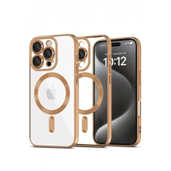 Newface iPhone 16 Pro Max Kılıf Kross Magneticsafe Kapak - Çöl Titanyum