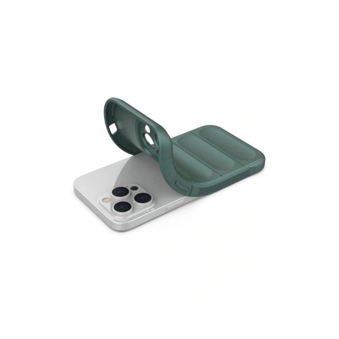Newface iPhone 16 Pro Max Kılıf Optimum Silikon - Koyu Yeşil