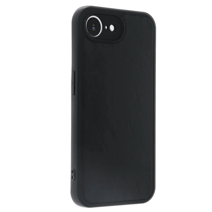 Newface iPhone 16E Kılıf Aras Deri Kapak - Siyah