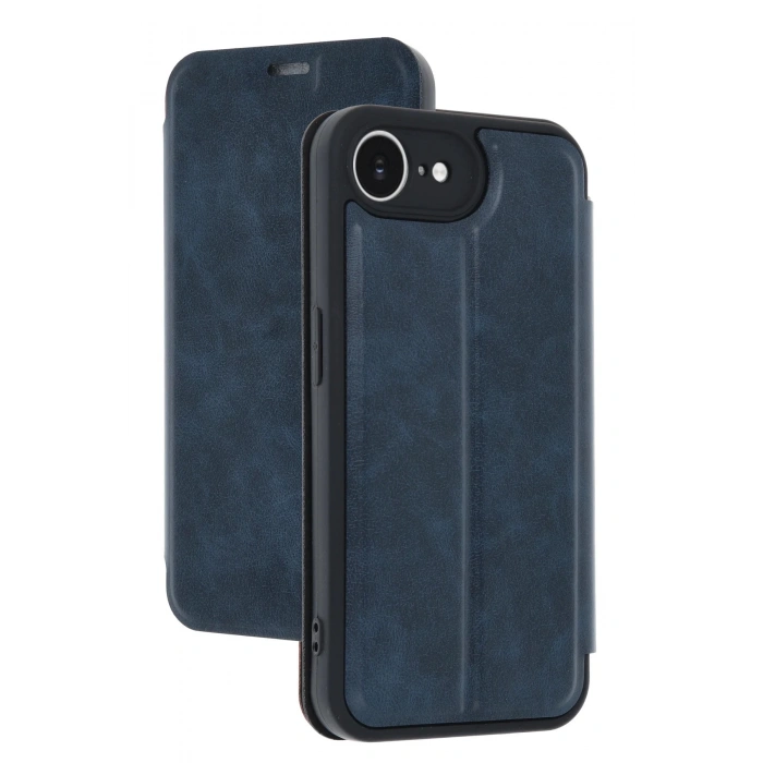 Newface iPhone 16E Kılıf Flip Cover - Lacivert