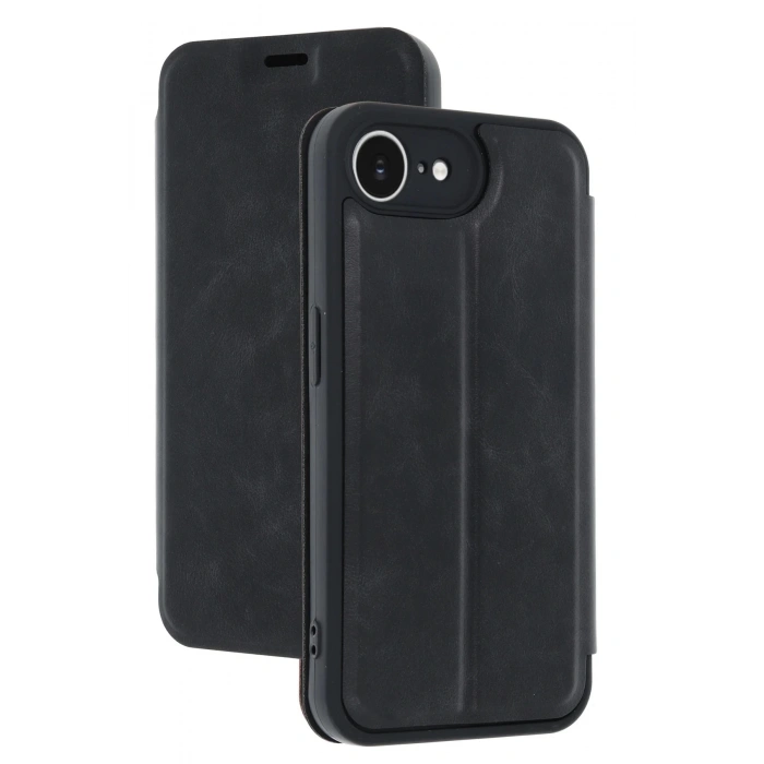 Newface iPhone 16E Kılıf Flip Cover - Siyah