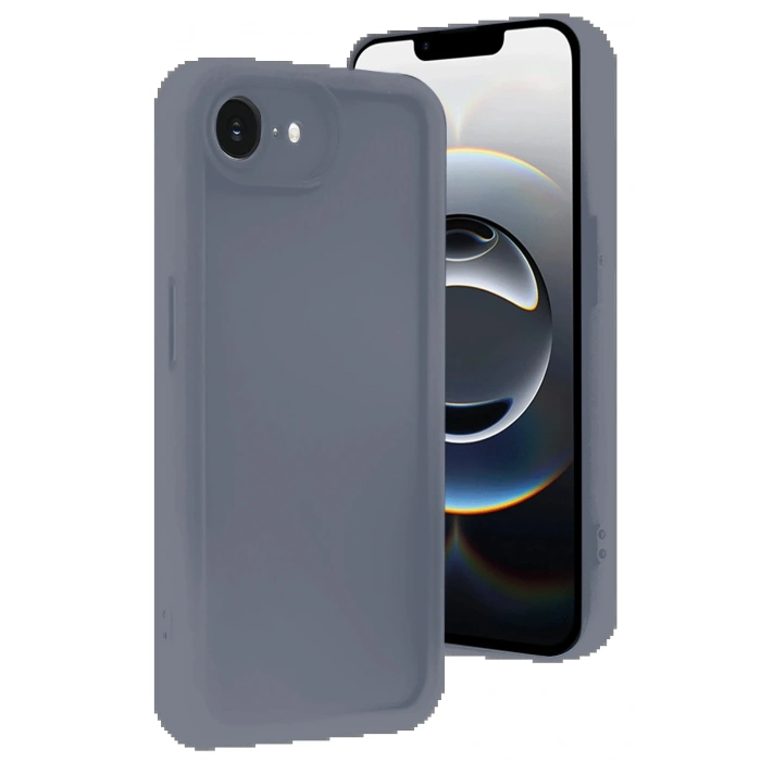 Newface iPhone 16E Kılıf Viera Silikon - Gri