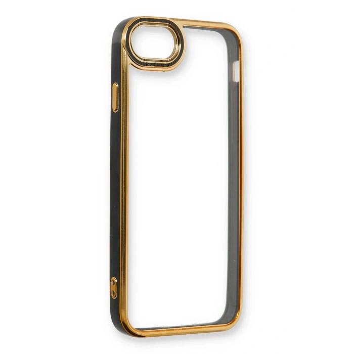 Newface iPhone 6 Kılıf Liva Lens Silikon - Siyah