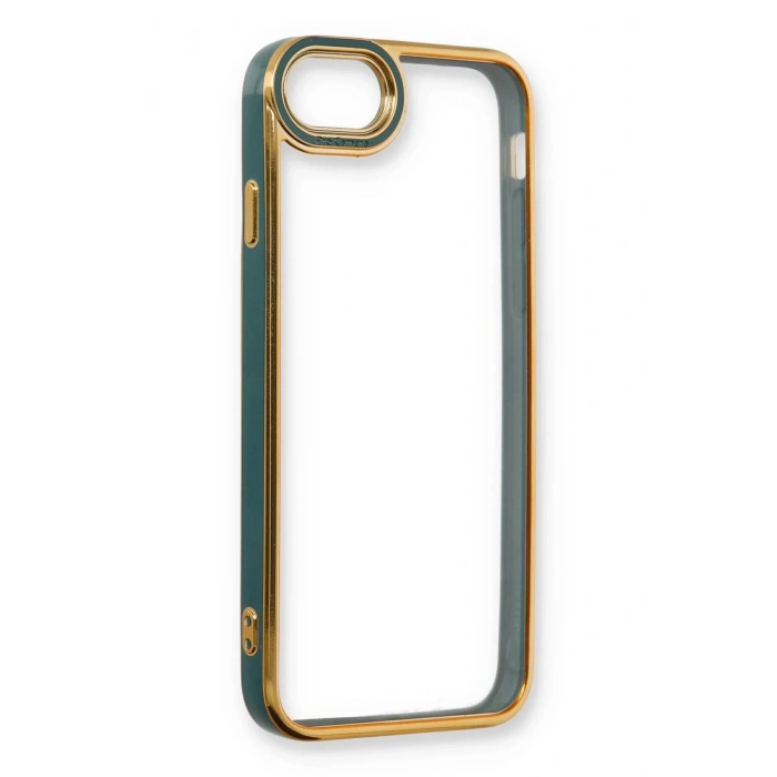 Newface iPhone 6 Kılıf Liva Lens Silikon - Yeşil